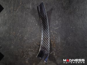 Alfa Romeo Stelvio Steering Wheel Trim - Carbon Fiber - Pre '20 models - Feroce Carbon Alfa Romeo Stelvio Steering Wheel Trim - Carbon Fiber - Pre '20 models - Feroce Carbon